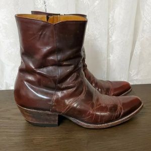 Vintage Dan Post cowboy boots men 10